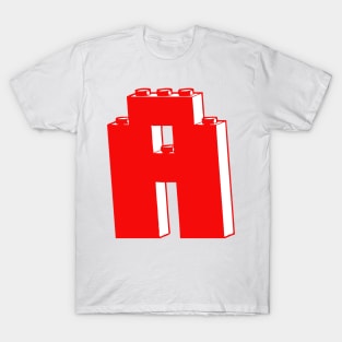 THE LETTER A, Customize My Minifig T-Shirt